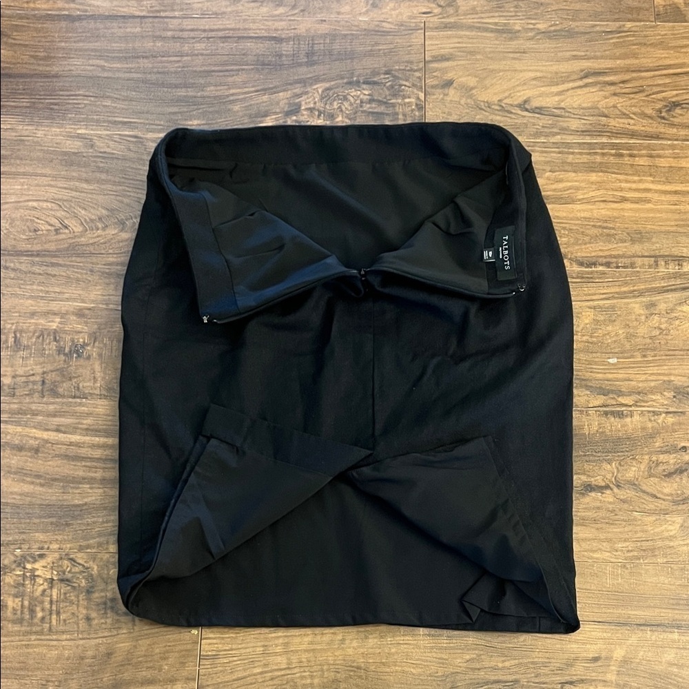 Talbots Elegant Black Pencil Skirt - Picture 4 of 6